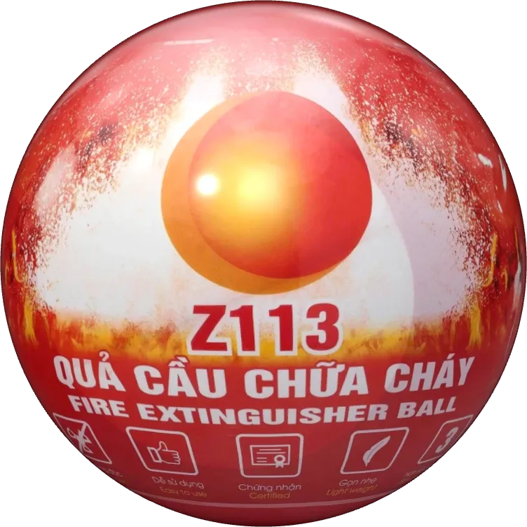 Quả cầu chữa cháy Z113 nhìn chính diện